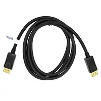 Cable Displayport Macho-Macho 1,8 Mts 1.2V 4K Negro Cable Displayport Macho-Macho 1,8 Mts 1.2V 4K Negro