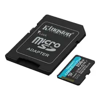 Memoria Micro Sd 256Gb Kingston Cl10 Canvas Go Plus C/Adaptador 200 Mb/S Memoria Micro Sd 256Gb Kingston Cl10 Canvas Go Plus C/Adaptador 200 Mb/S