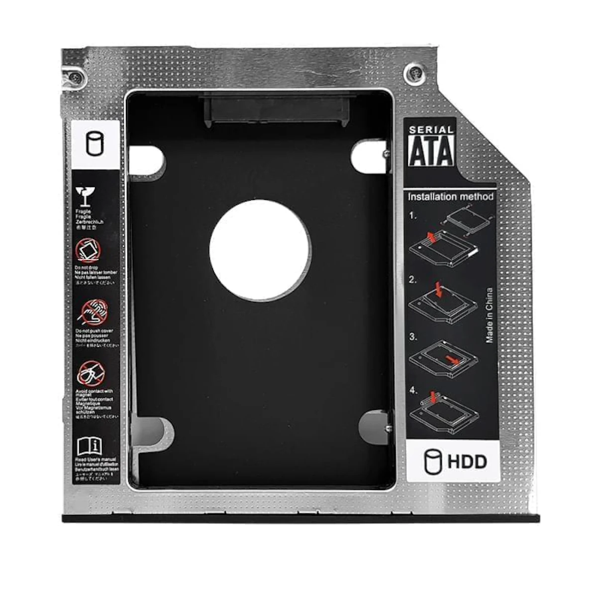 Adaptador 2Do Disco Notebook Hdd Sata Ssd 12,7Mm Espesor Para Windows Adaptador 2Do Disco Notebook Hdd Sata Ssd 12,7Mm Espesor Para Windows