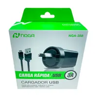 Cargador 15 W Usb-A 3A Con Cable Desmontable Micro-Usb Cargador 15 W Usb-A 3A Con Cable Desmontable Micro-Usb