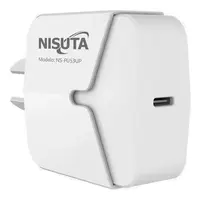 Cargador 20W Usb-C Carga Rapida Pd Nisuta NSFU53UP Sin Cable Cargador 20W Usb-C Carga Rapida Pd Nisuta NSFU53UP Sin Cable