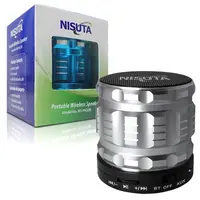 Parlante Bluetooth 3 W Nisuta Nspa32B Plateado Parlante Bluetooth 3 W Nisuta Nspa32B Plateado