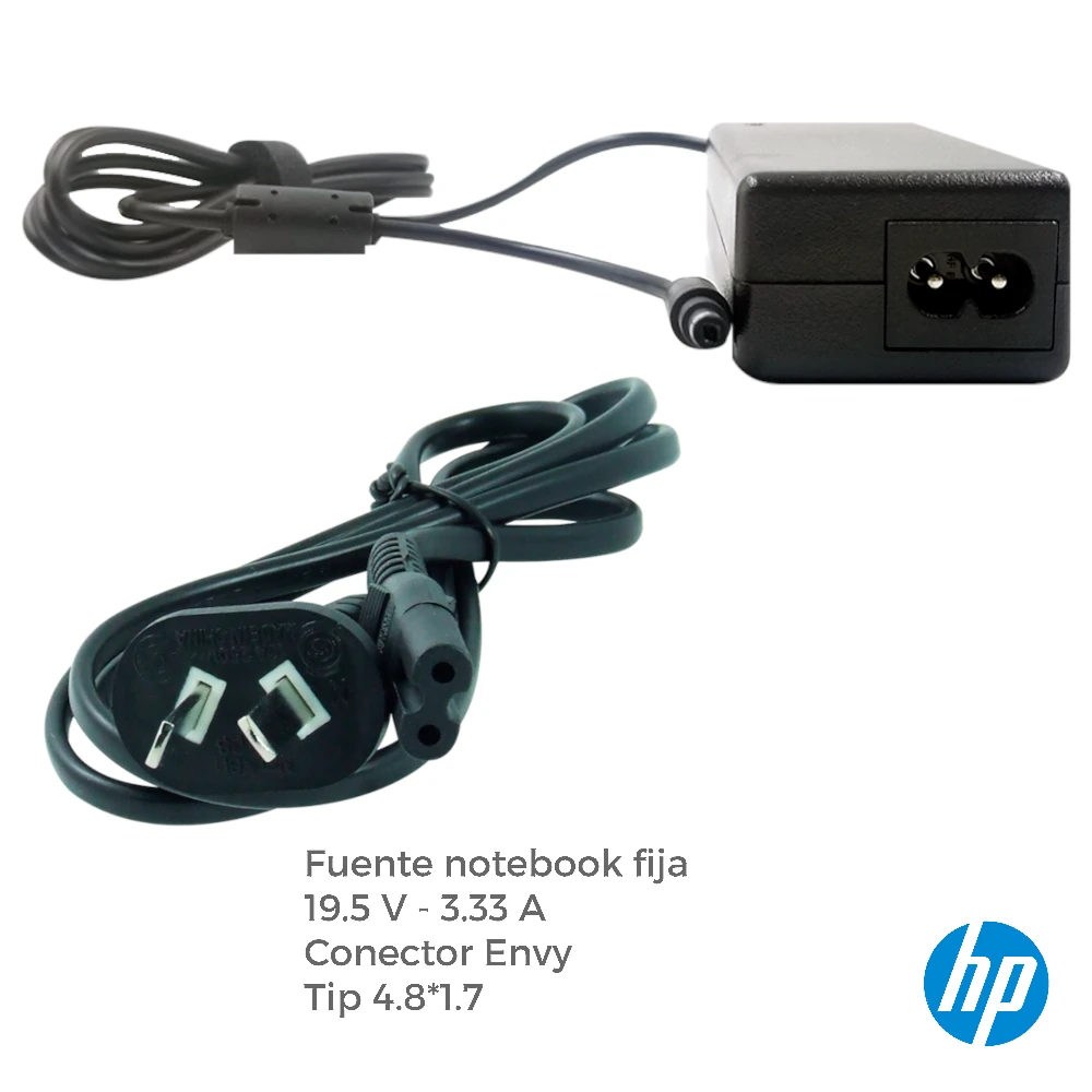 Fuente 19,5 V 3,33 A Belsic 24220/24209 Cargador P/Notebook Ficha 4,8 X 1,7 Mm Fuente 19,5 V 3,33 A Belsic 24220/24209 Cargador P/Notebook Ficha 4,8 X 1,7 Mm