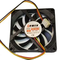 Fan 80Mm 3Pin 10Mm Espesor 3200Rpm Buje Arwen Fan 80Mm 3Pin 10Mm Espesor 3200Rpm Buje Arwen