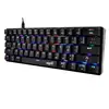 Miniatura 1 de Teclados gamers marca Nisuta modelo NSKBGZ61 rojo