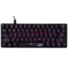 Miniatura 4 de Teclados gamers marca Nisuta modelo NSKBGZ61 rojo