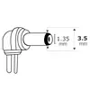 Miniatura 4 de DC hueco: Jack y Plug intercambiables marca Belsic modelo 63032
