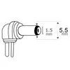 Miniatura 4 de DC hueco: Jack y Plug intercambiables marca Arwen modelo HU-K
