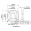 Miniatura 2 de Ventiladores 60/70 mm marca Titan modelo TFD-6010M12S