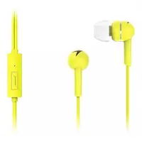 Auricular C/Mic P/Celular Genius Hs-M300 Intrauditivo Amarillo