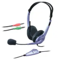 Auricular Con Microfono Genius Hs-04S c/ Control Volumen 2 Fichas Miniplug Auricular Con Microfono Genius Hs-04S c/ Control Volumen 2 Fichas Miniplug