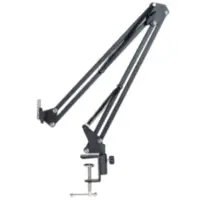 Brazo metalico plegable para microfono