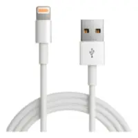 Cable Lightning / Usb A Macho 1Mts Carga Rapida 2,1A 