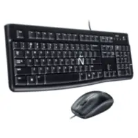 Teclado + Mouse Usb Logitech Mk120 Espanol Negro