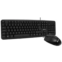 Teclado + Mouse Usb Teros TE-4062N Espanol Negro
