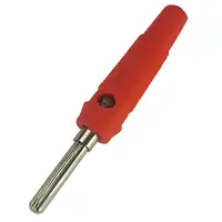 Ficha Banana Plug Macho Con Tornillo Ban-Tg Rojo Ficha Banana Plug Macho Con Tornillo Ban-Tg Rojo