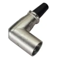 Ficha Canon 3 Pines Macho A Cable 90 Grados