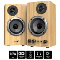 Parlantes 220V Genius Sp-Hf520Bt Bt5.3 Madera 20W Parlantes 220V Genius Sp-Hf520Bt Bt5.3 Madera 20W