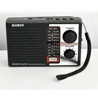 Radio Am/Fm Hairun Usb Recargable Bluetooth Mp3