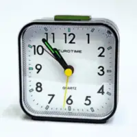 Reloj Despertador 4 agujas Eurotime 71/8005.10 Movimiento Continuo Reloj Despertador 4 agujas Eurotime 71/8005.10 Movimiento Continuo
