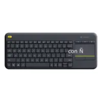Teclado Logitech Inalambrico K400 Plus Espanol Con Touchpad