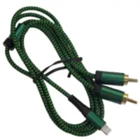 Adaptador Audio Lightning A RCA macho x 2 Adaptador Audio Lightning A RCA macho x 2