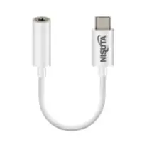 Cable Usb-C Macho A Miniplug 3,5Mm Hembra 10Cm Nisuta Cable Usb-C Macho A Miniplug 3,5Mm Hembra 10Cm Nisuta