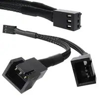 Cable P/Cooler Splitter 3Pin Hembra A 2 Conectores 3Pin Macho