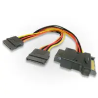 Cable Sata Power (Sata Macho A 2 Sata Hembra + 1 Molex Hemb)