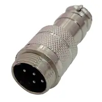 Ficha Conector Gx16 6 Pines Macho Aviacion A Cable