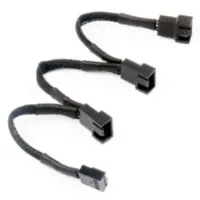 Cable P/Cooler Splitter 4Pin Pwm Hembra A 3 Conect 3/4 Pin Macho