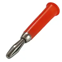 Ficha Banana Plug Macho Estandar Rojo Ficha Banana Plug Macho Estandar Rojo