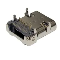 Conector Ficha Usb C Hembra 24 Pines Usb-C-Ch24 (12 Pines 90 Grados + 12 Pines Rectos)