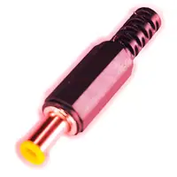 Ficha Dc Hueco 5 X 3,5 X 10 Mm C/ Pin Central De 1 Mm Plug Macho