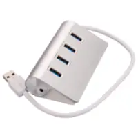 Hub Usb A 3.0 4 Puertos Plata Cable 25Cm Hub Usb A 3.0 4 Puertos Plata Cable 25Cm