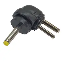 Plug Hueco 2,35 X 0,75 Mm Intercambiable Macho 90 Grados Polarizado Plug Hueco 2,35 X 0,75 Mm Intercambiable Macho 90 Grados Polarizado