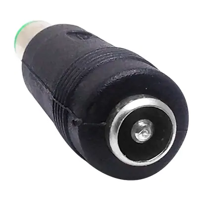 Vista lateral de Adaptador Dc Hueco 5,5 X 2,5 Mm Hembra A 6,3 X 3,0 Mm Macho