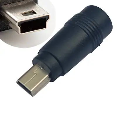 Adaptador Dc Hueco 5,5 X 2,5 Mm Hembra A Mini-Usb