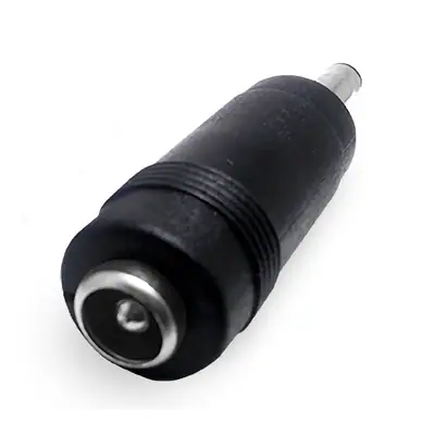 Vista lateral de Adaptador Dc Hueco 5,5 X 2,1 Mm Hembra A 5,5 X 2,5 Mm Macho