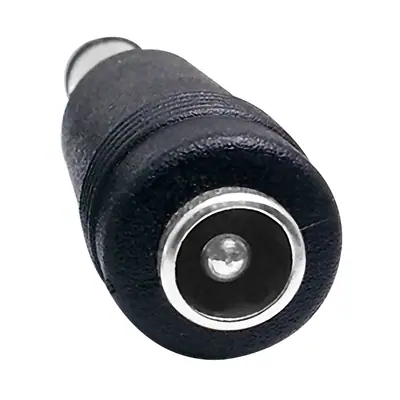 Vista lateral de Adaptador Dc Hueco 5,5 X 2,5 Mm Hembra A 6,5 X 4,4 Mm Macho