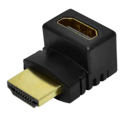 Vista lateral de Adaptador Hdmi 90 Grados Macho-Hembra (Modelo 3)