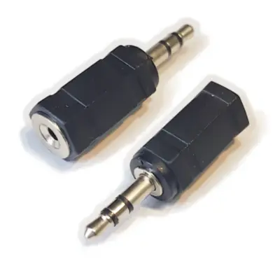 Detalles accesorios de Adaptador Miniplug 3,5 Estereo Macho A Miniplug 2,5 St Hembra