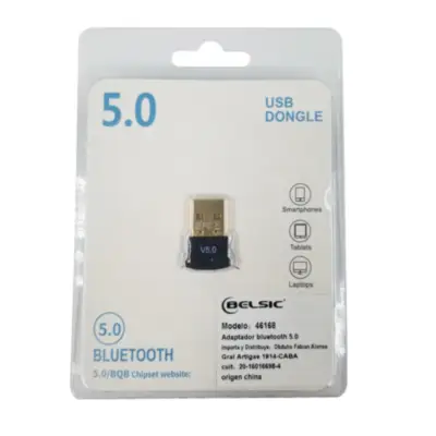 Detalles accesorios de Adaptador Usb Bluetooth 5.0 Belsic 46168