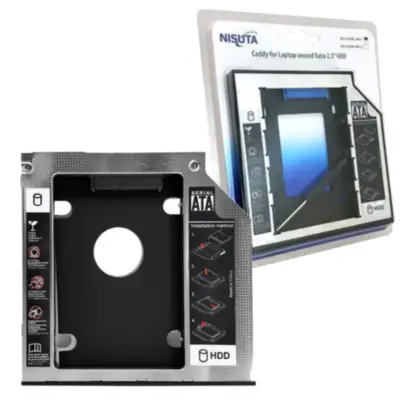 Detalles accesorios de Adaptador 2Do Disco Notebook Hdd Sata Ssd 12,7Mm Espesor Para Windows