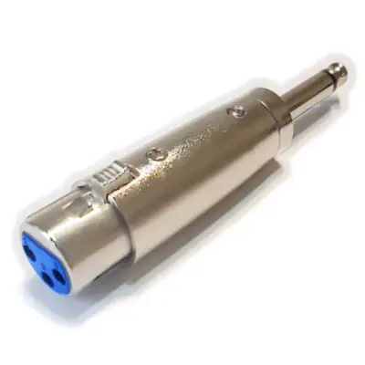Adaptador Canon 3 Pines Hembra A Plug 6,5 Mono Macho