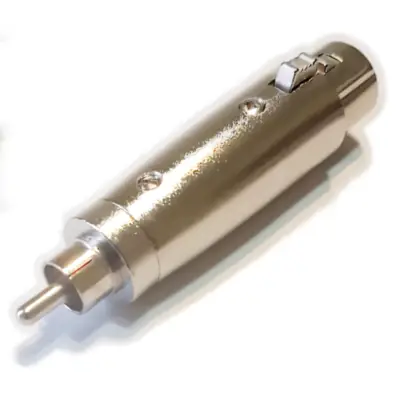 Adaptador Canon 3 Pines Hembra A Rca Macho