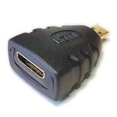Vista lateral de Adaptador Micro Hdmi Macho / Mini Hdmi Hembra