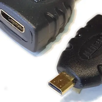 Detalles accesorios de Adaptador Micro Hdmi Macho / Mini Hdmi Hembra