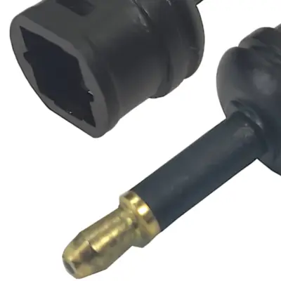 Detalles accesorios de Adaptador Mini Toslink Macho A Toslink Hembra
