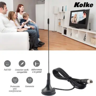 Vista lateral de Antena Interior De Tv Digital Kolke Kvv-032